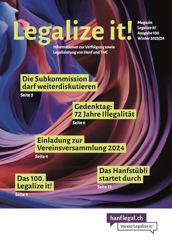 Magazine Legalize it! N° 100 - hiver 2023/24