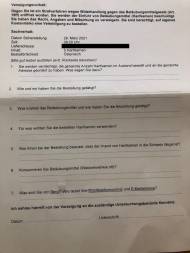 Questionnaire de la police cantonale zurichoise sur les graines de chanvre (2/2) - CLIQUER POUR AGRANDIR